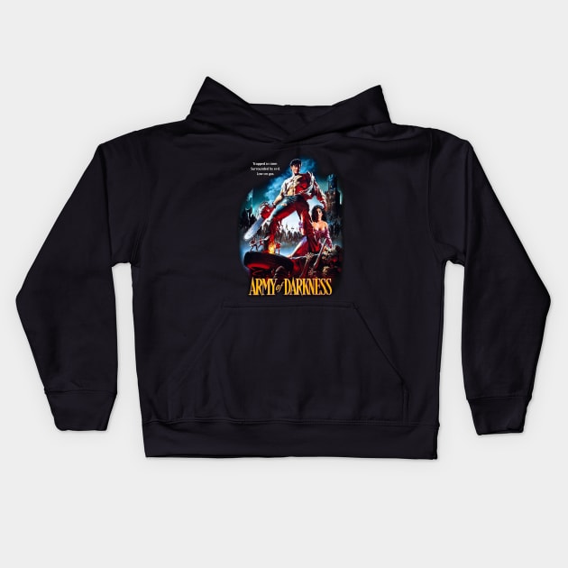 army of darkness Kids Hoodie by charlesricard